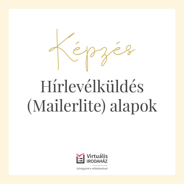 Hírlevélküldés-(Mailerlite)-alapok